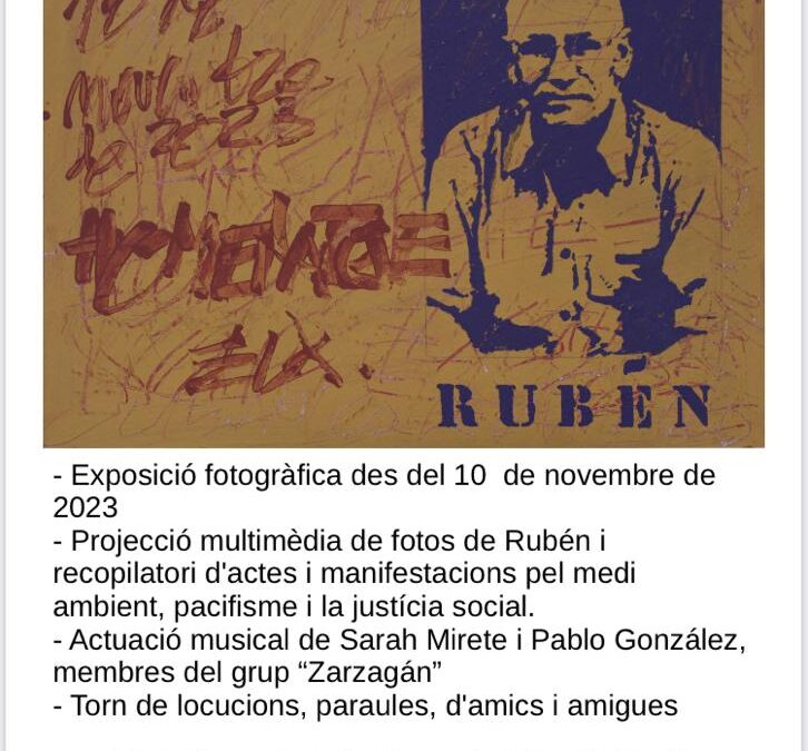 Acte-Homenatge a Rubén Sempere