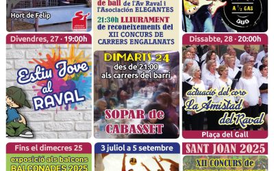 Actividades de Junio en Centro Social Raval